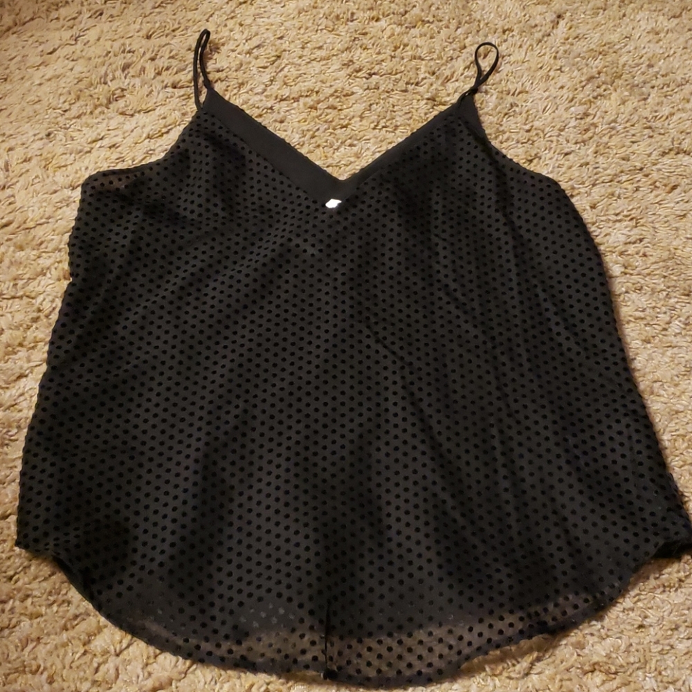 New Express polka dot tank